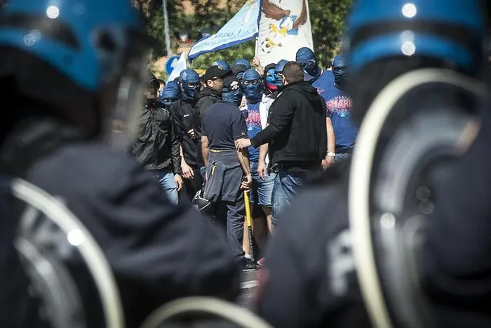 lazio roma polizia derby