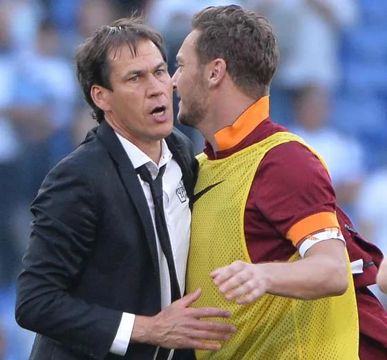 lazio roma totti garcia derby