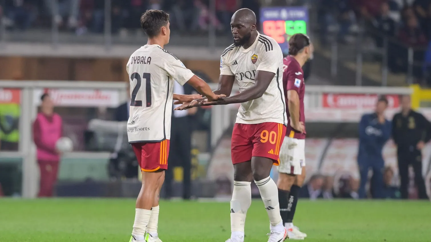 lukaku e dybala torino roma