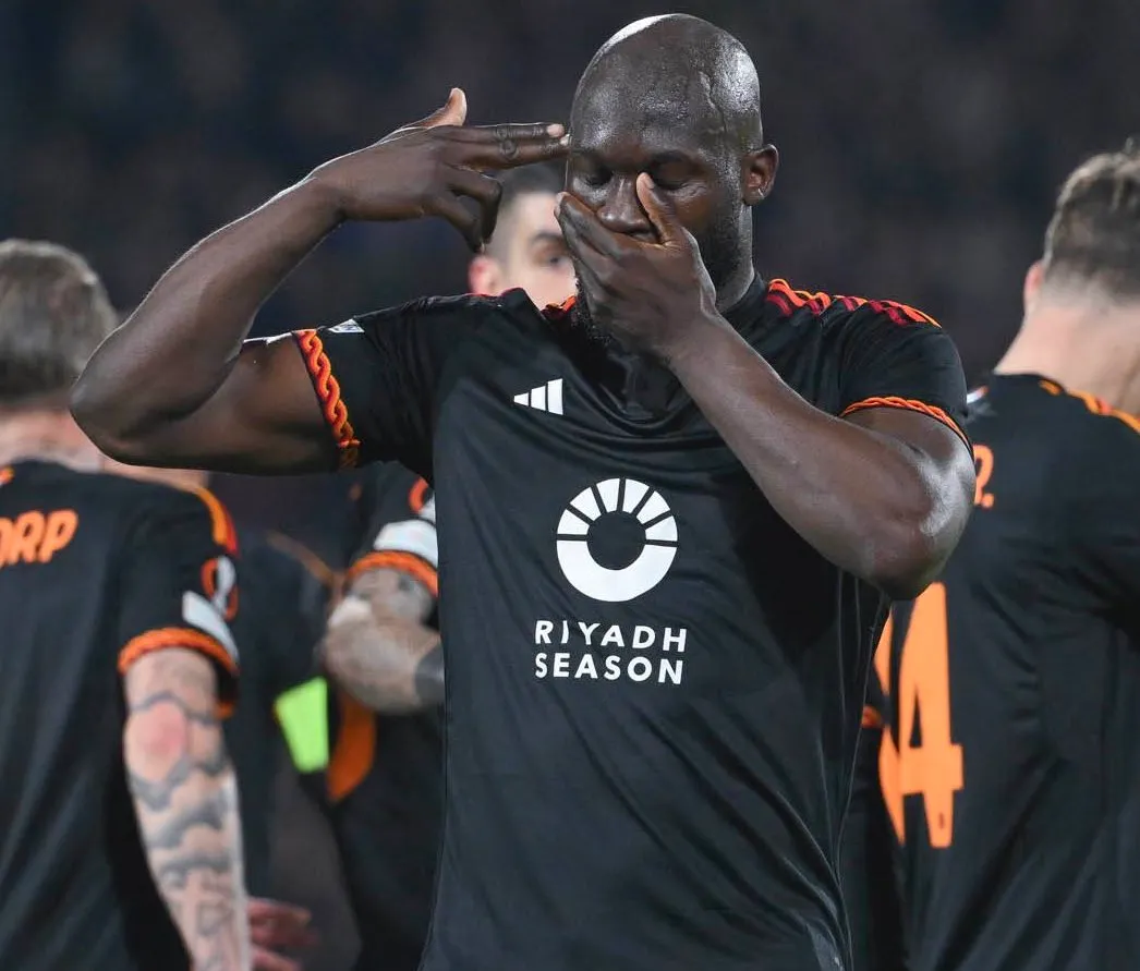 lukaku esultanza feyenoord roma