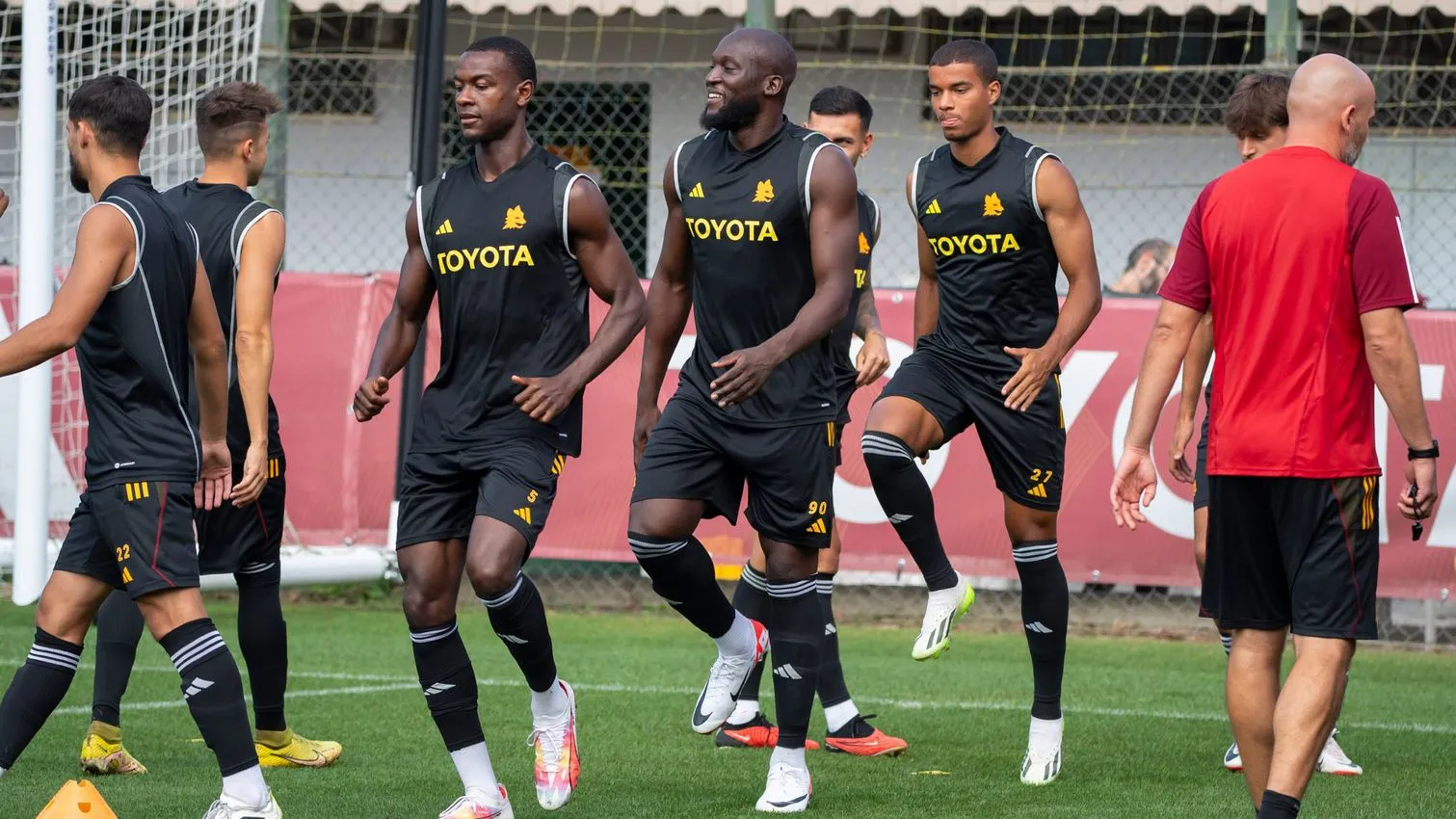 lukaku ndicka allenamento