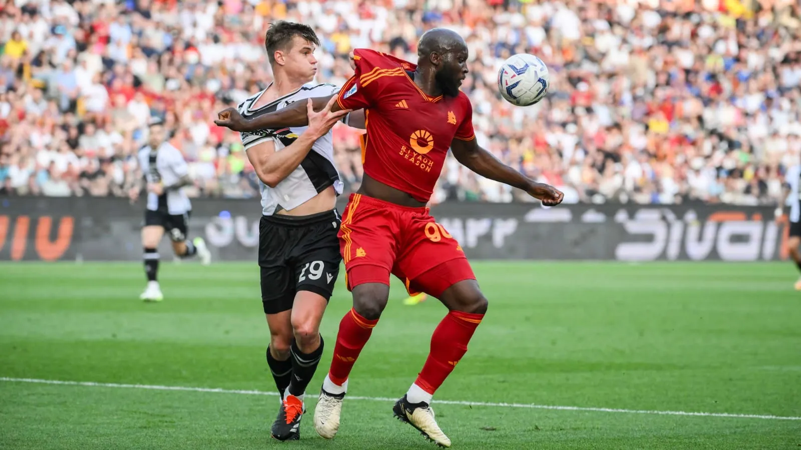 lukaku udinese roma