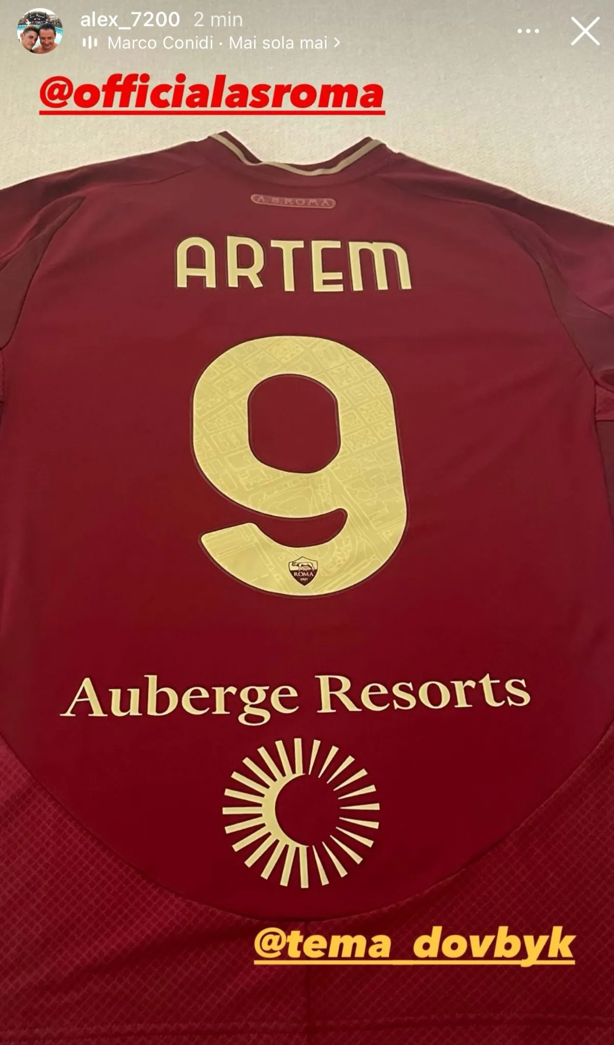 maglia dovbyk agente