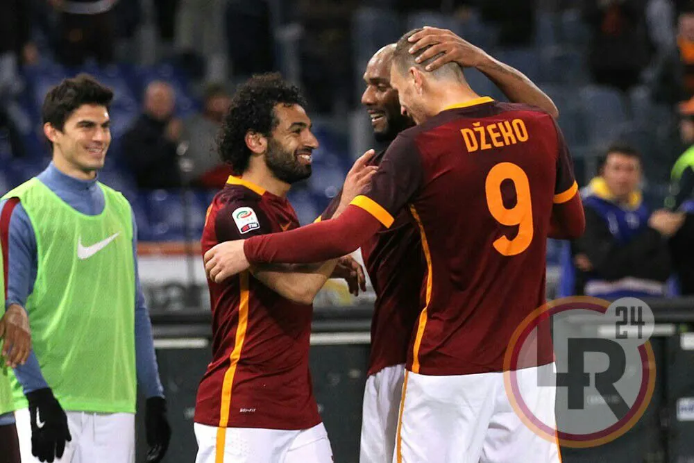 maicon dzeko salah esultano mancini