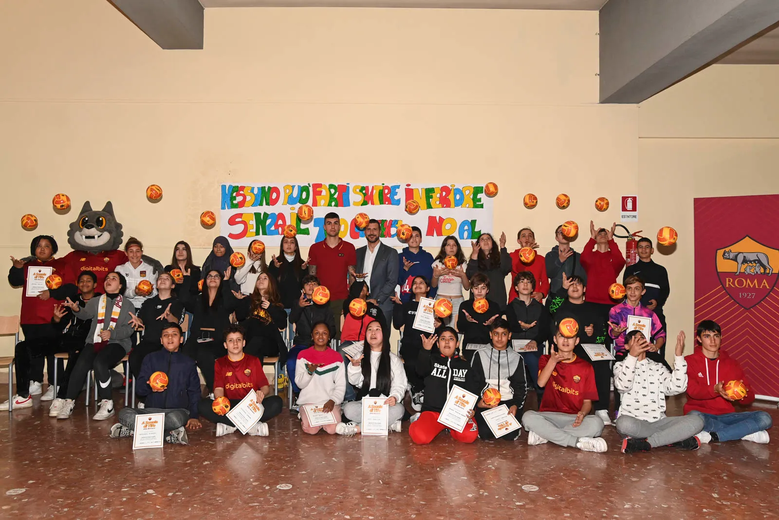 mancini a scuola di tifo