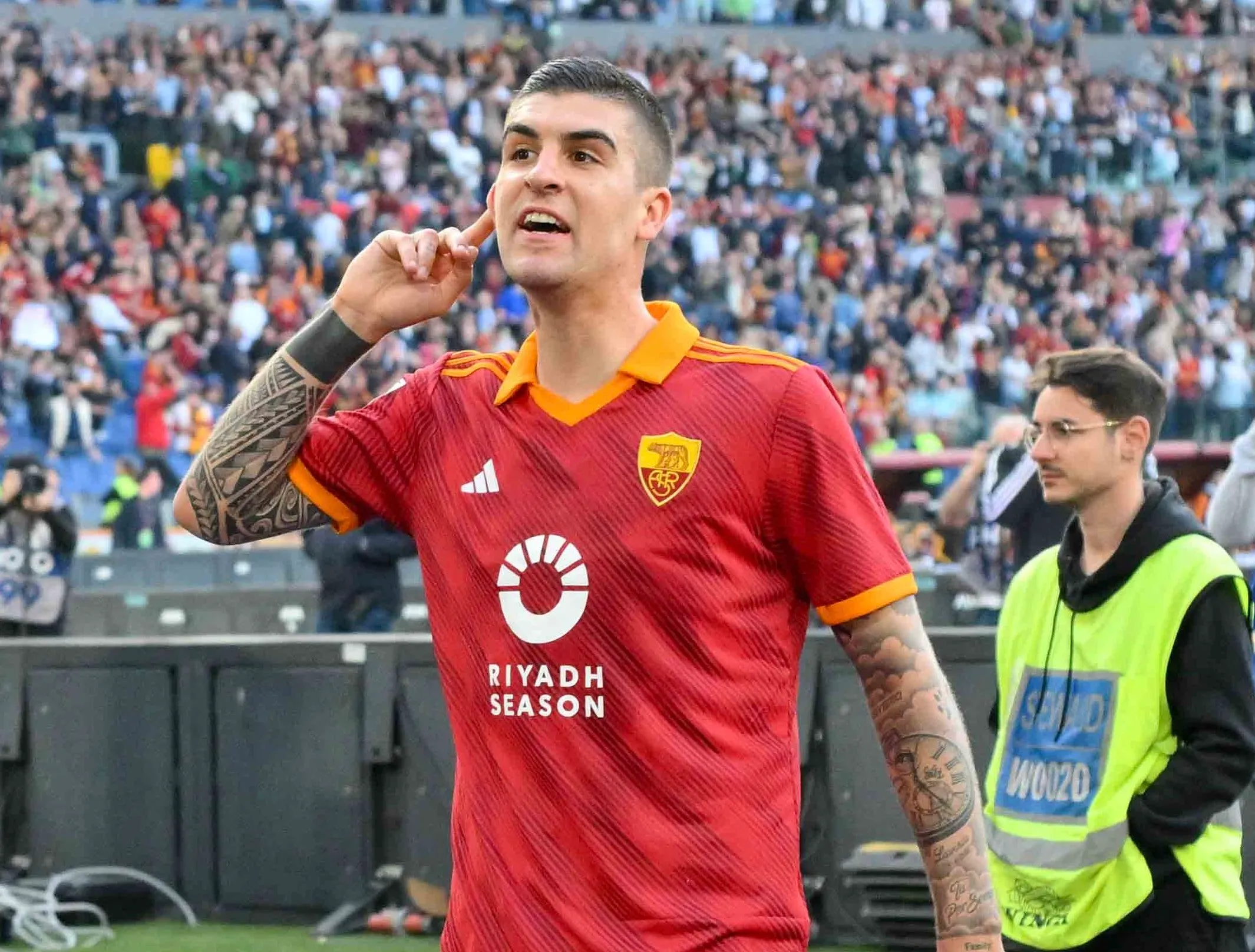 mancini derby esultanza