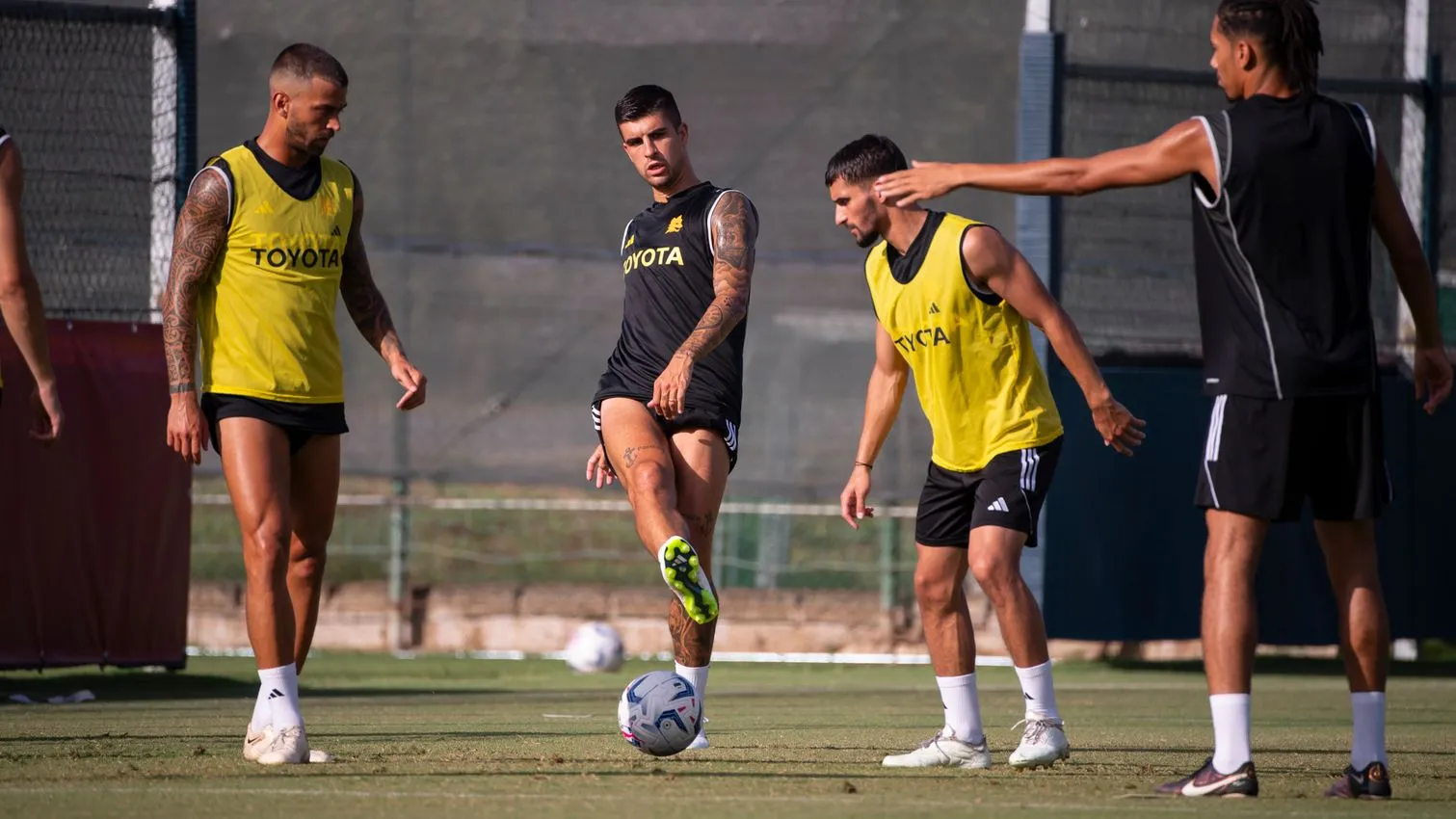 mancini e aouar trigoria