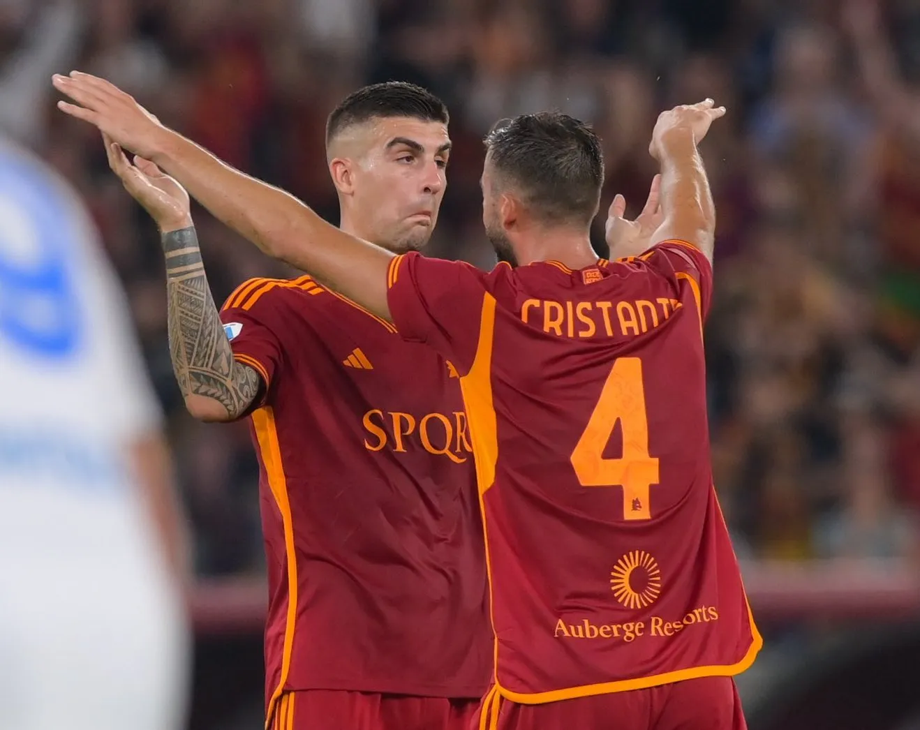 mancini e cristante roma empoli