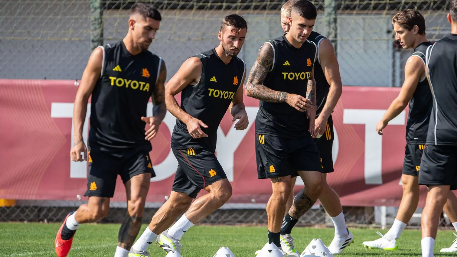 mancini e cristante trigoria
