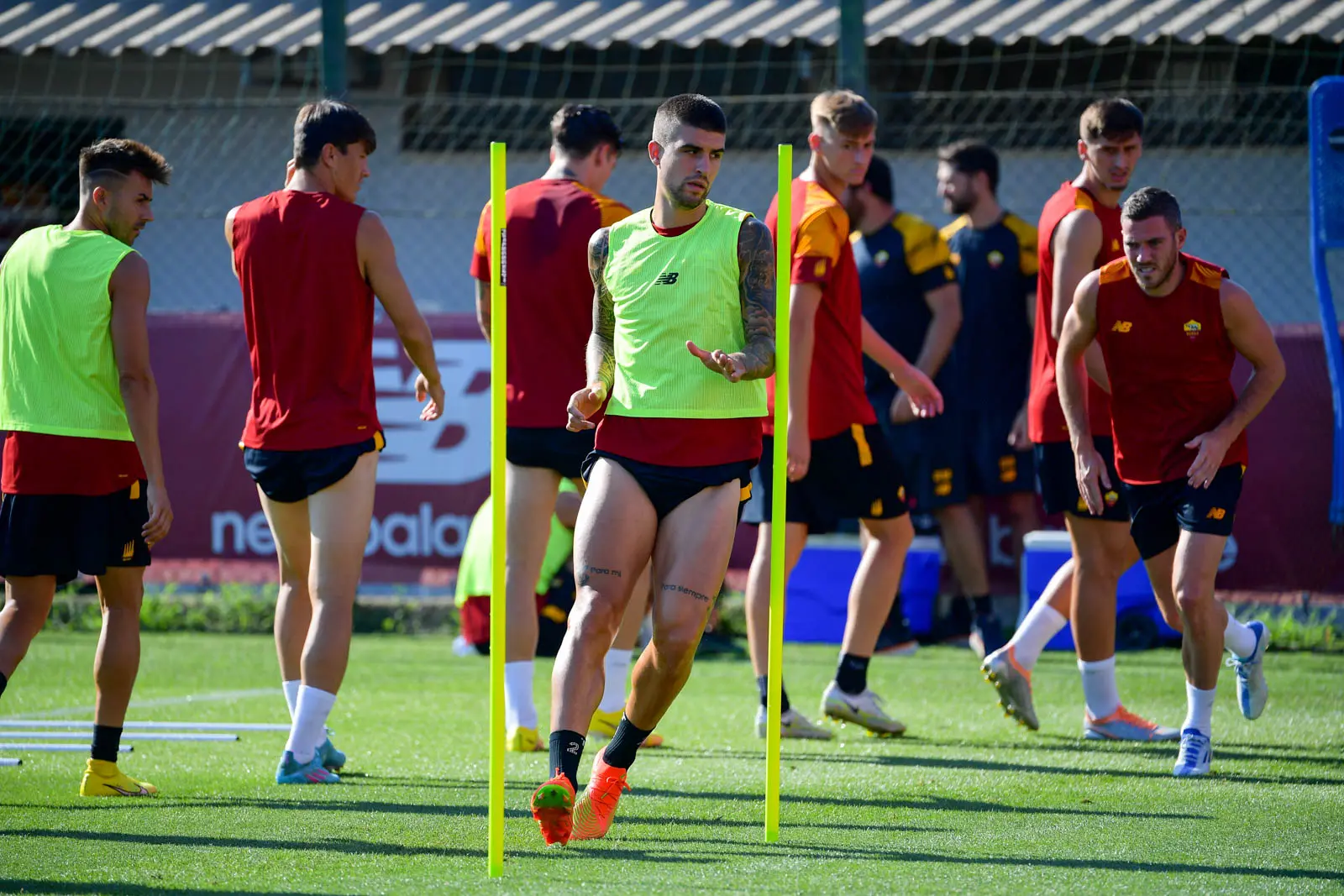 mancini e gruppo trigoria
