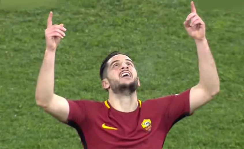 manolas esultanza roma toro