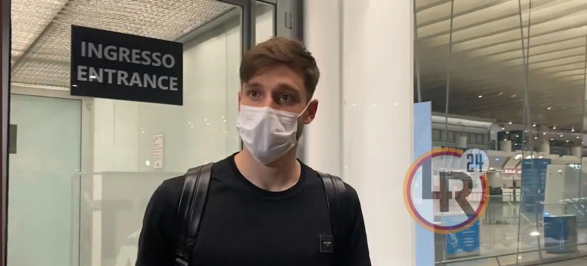 matias vina arrivo fiumicino
