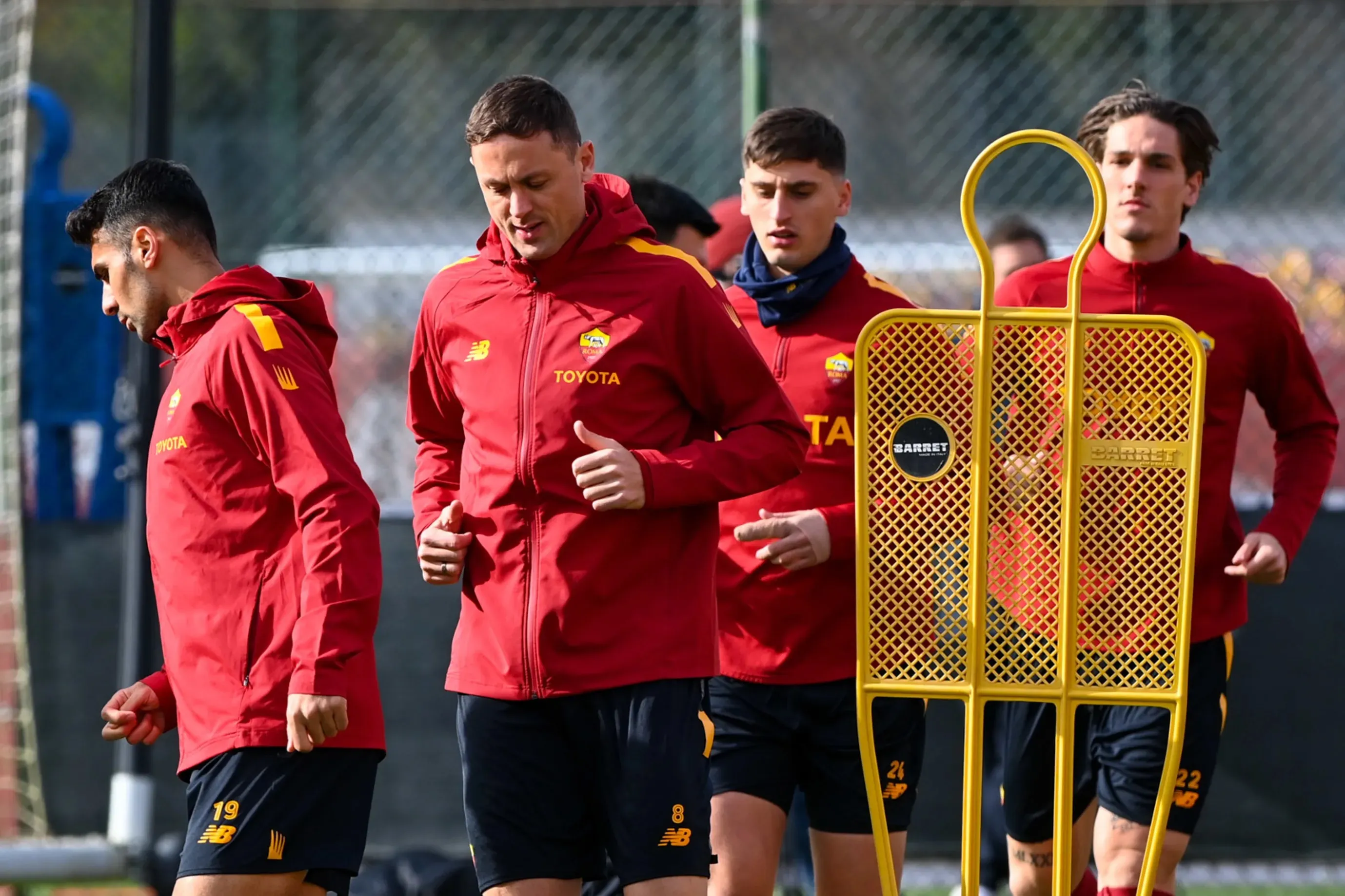 matic e zaniolo trigoria