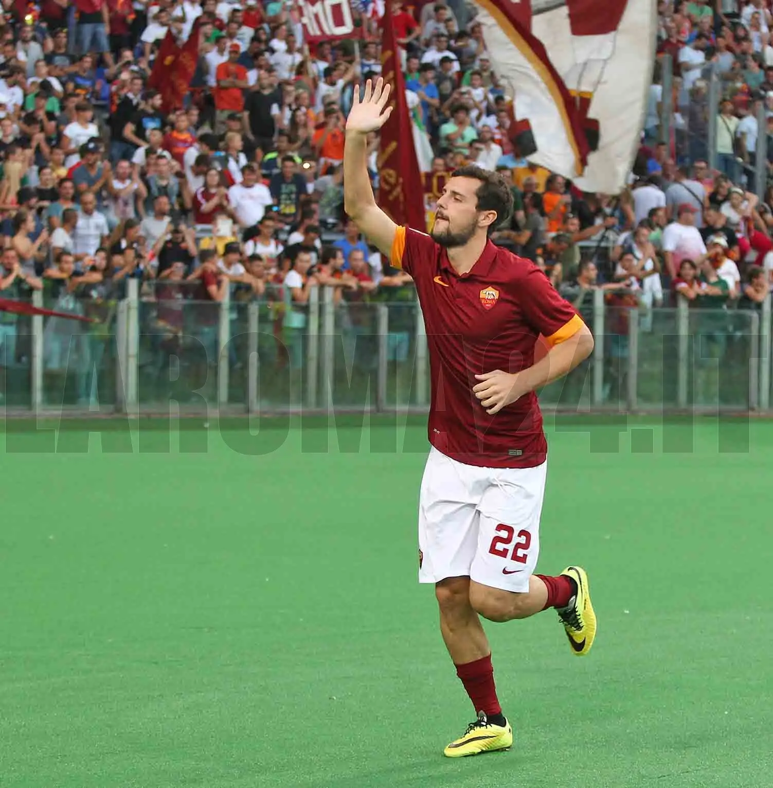 mattia destro presentazione roma fenerbahce 190814 foto gino
