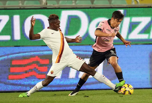 mbiwa dybala palermo roma 170115