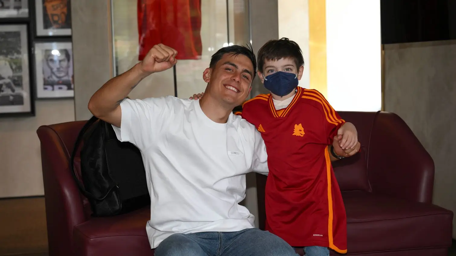 michalis e dybala trigoria