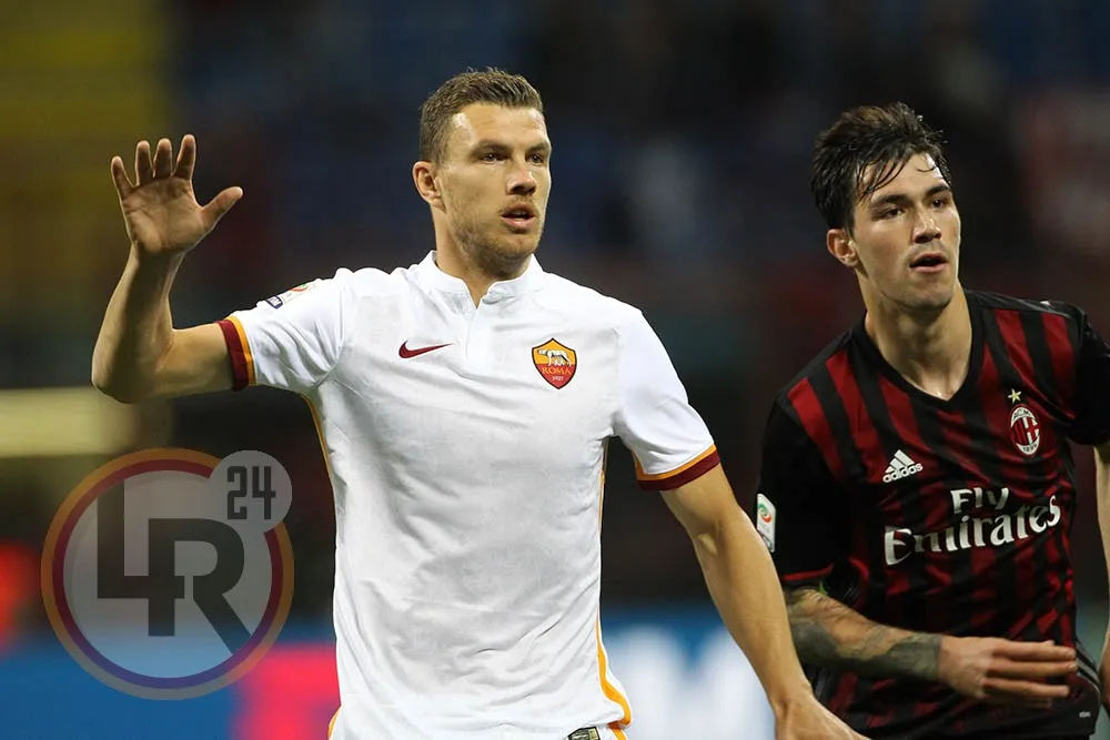 milan roma dzeko romagnoli