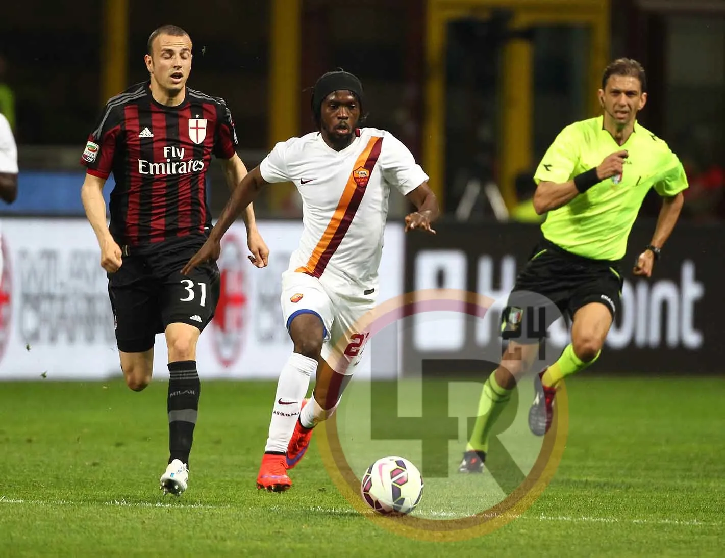 milan roma gervinho 9515 mancini