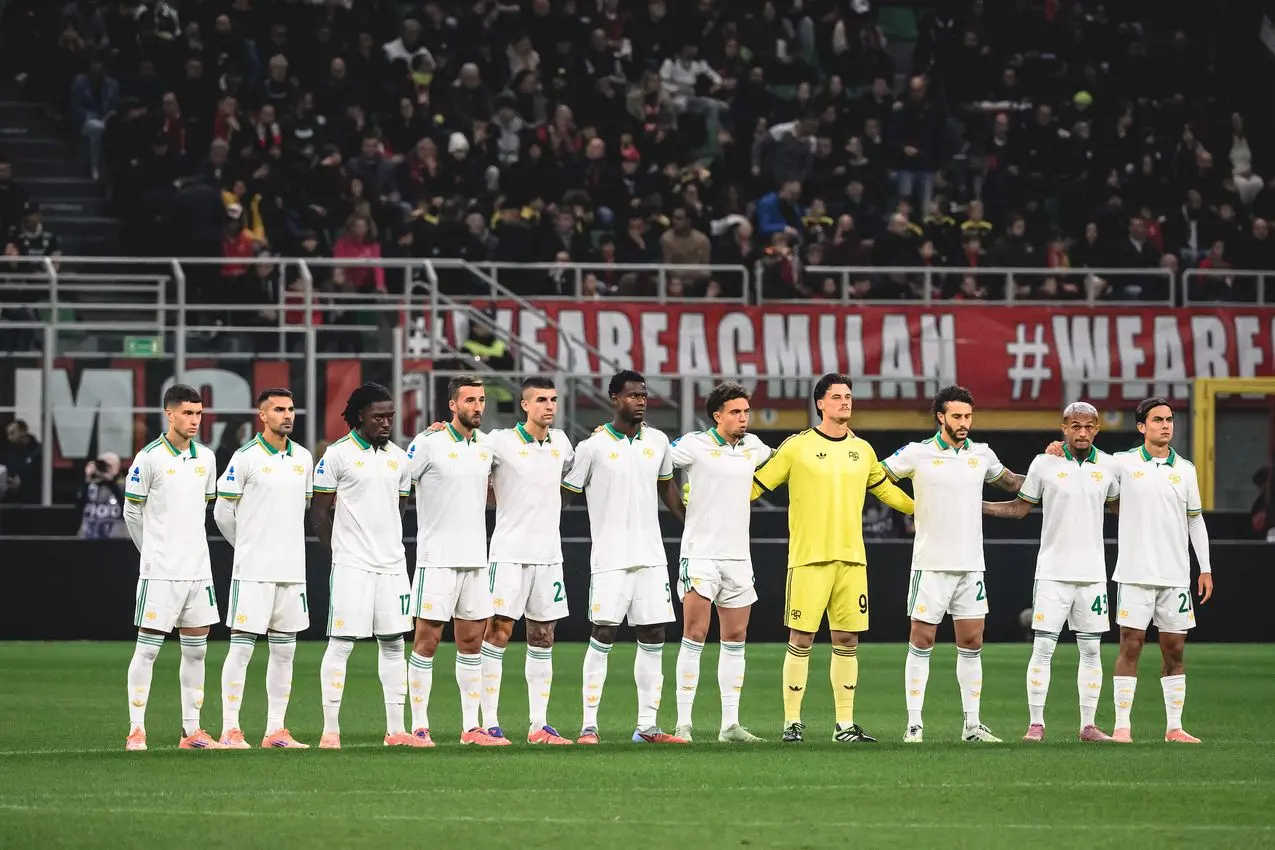 milan roma minuto silenzio