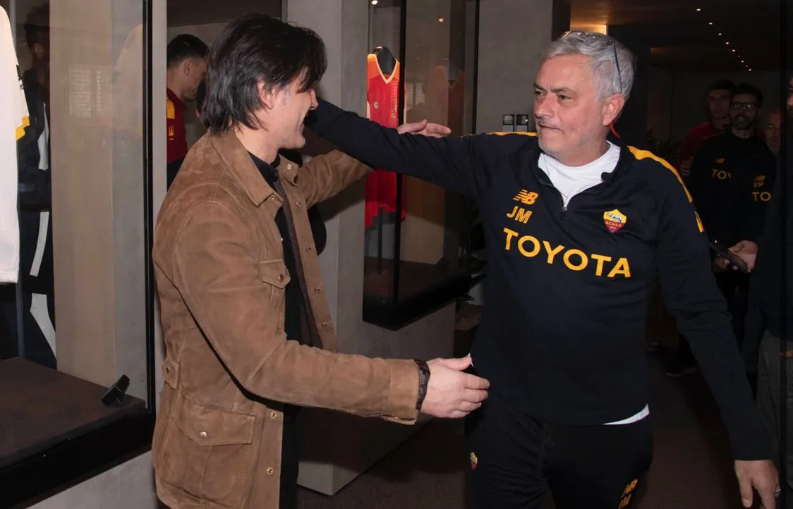 montella mourinho trigoria 1