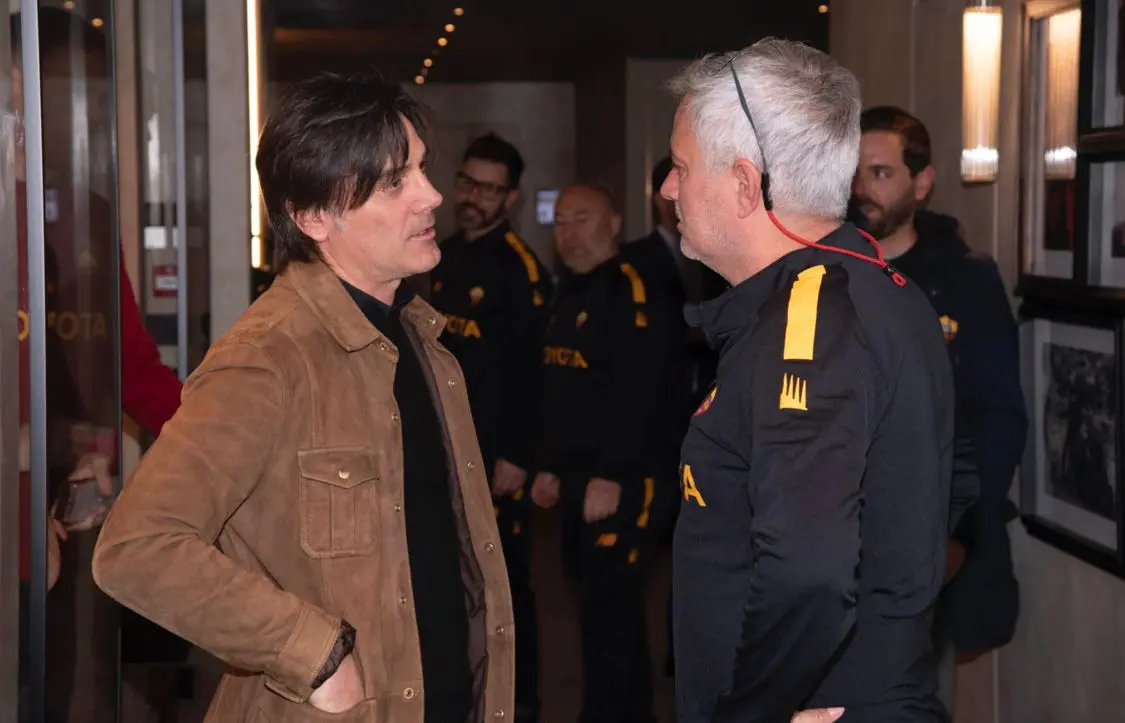montella mourinho trigoria 2