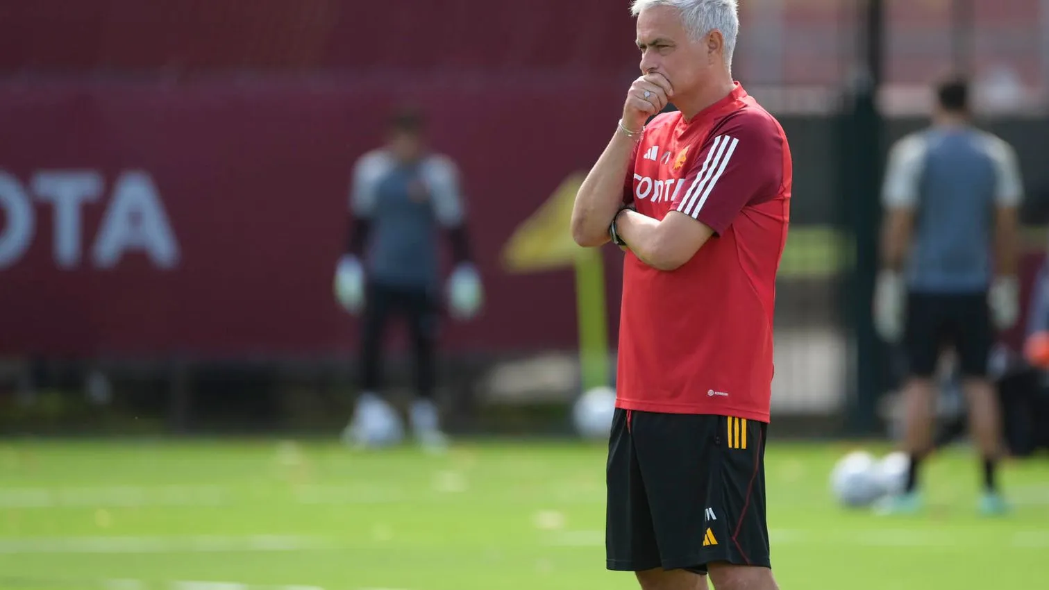 mourinho allenamento