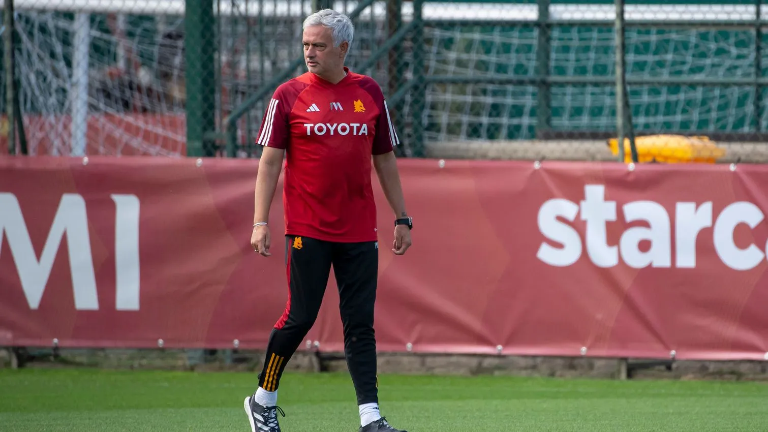 mourinho allenamento trigoria
