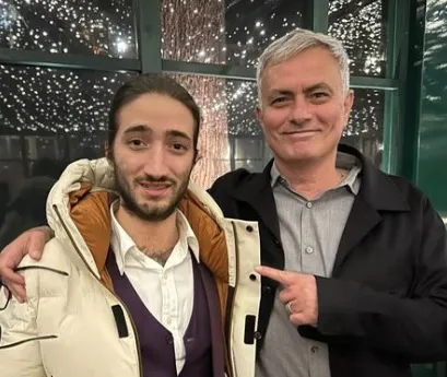 mourinho con figlio