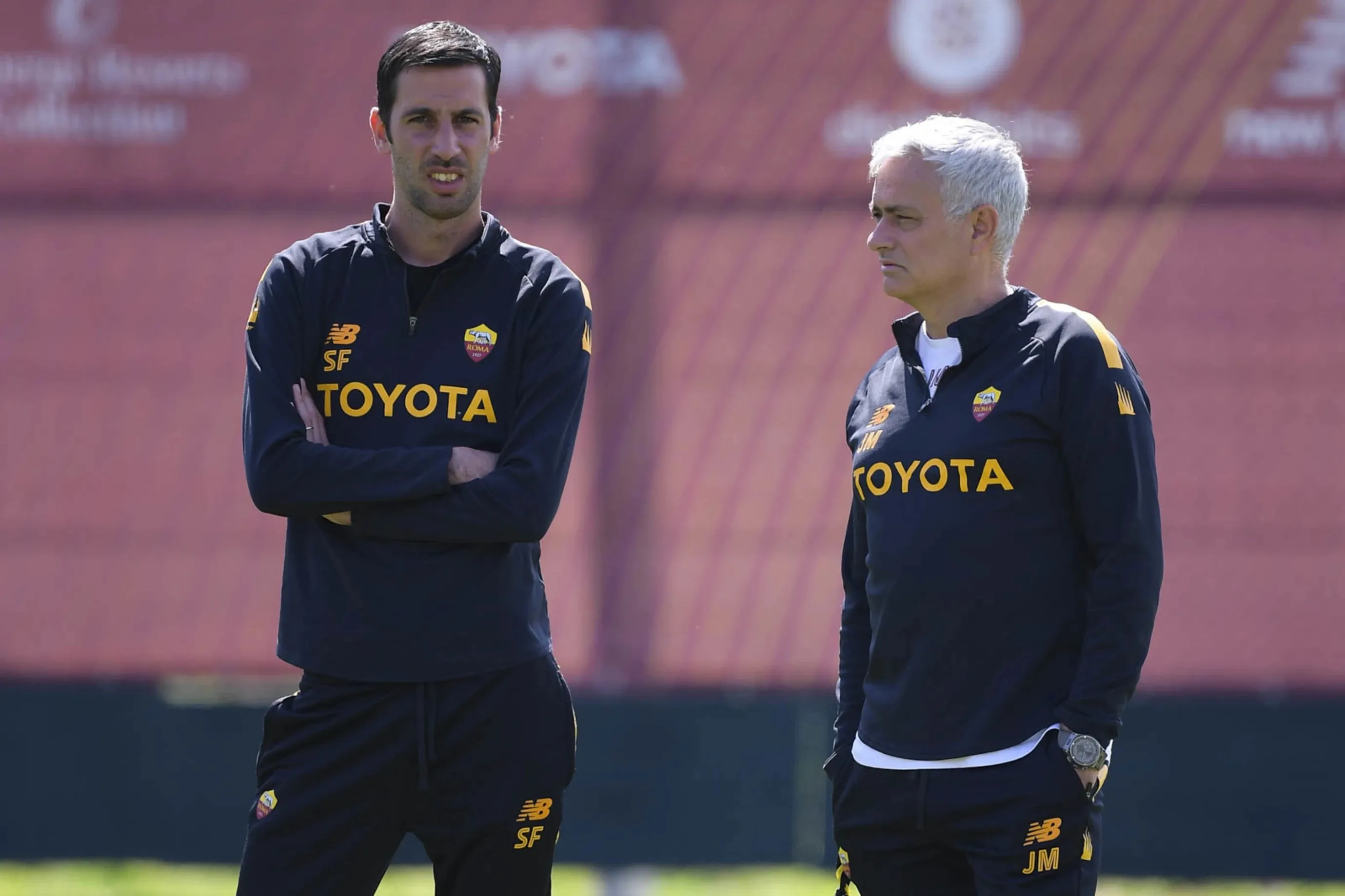 mourinho e foti trigoria