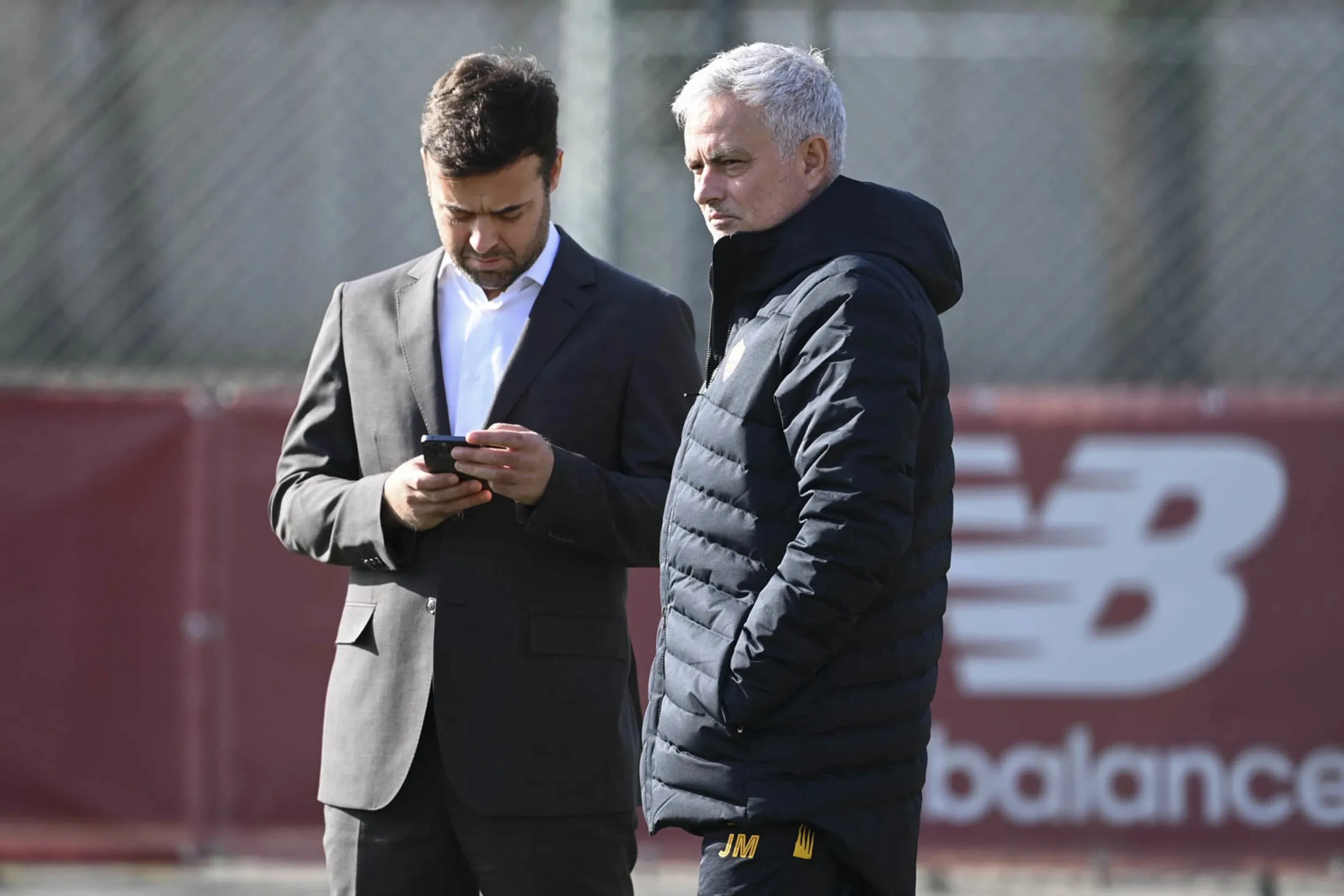 mourinho e pinto trigoria