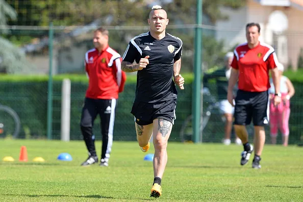 nainggolan allenamento belgio