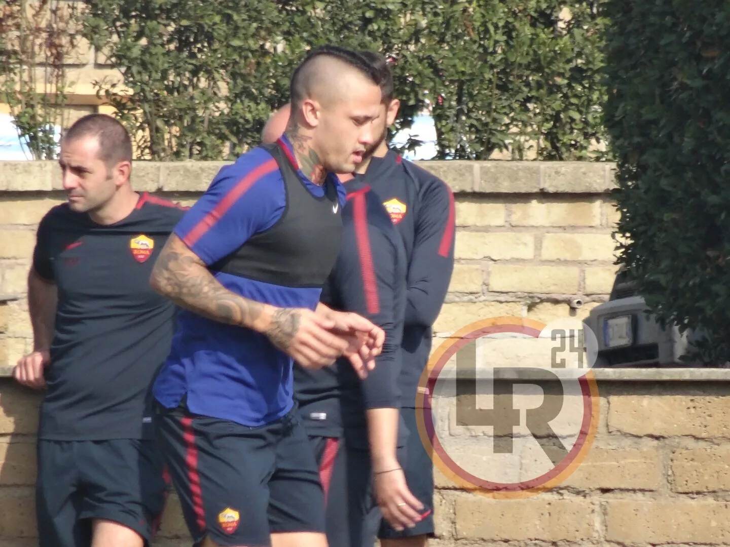 nainggolan allenamento trigoria
