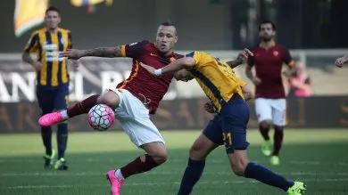 nainggolan azione verona roma
