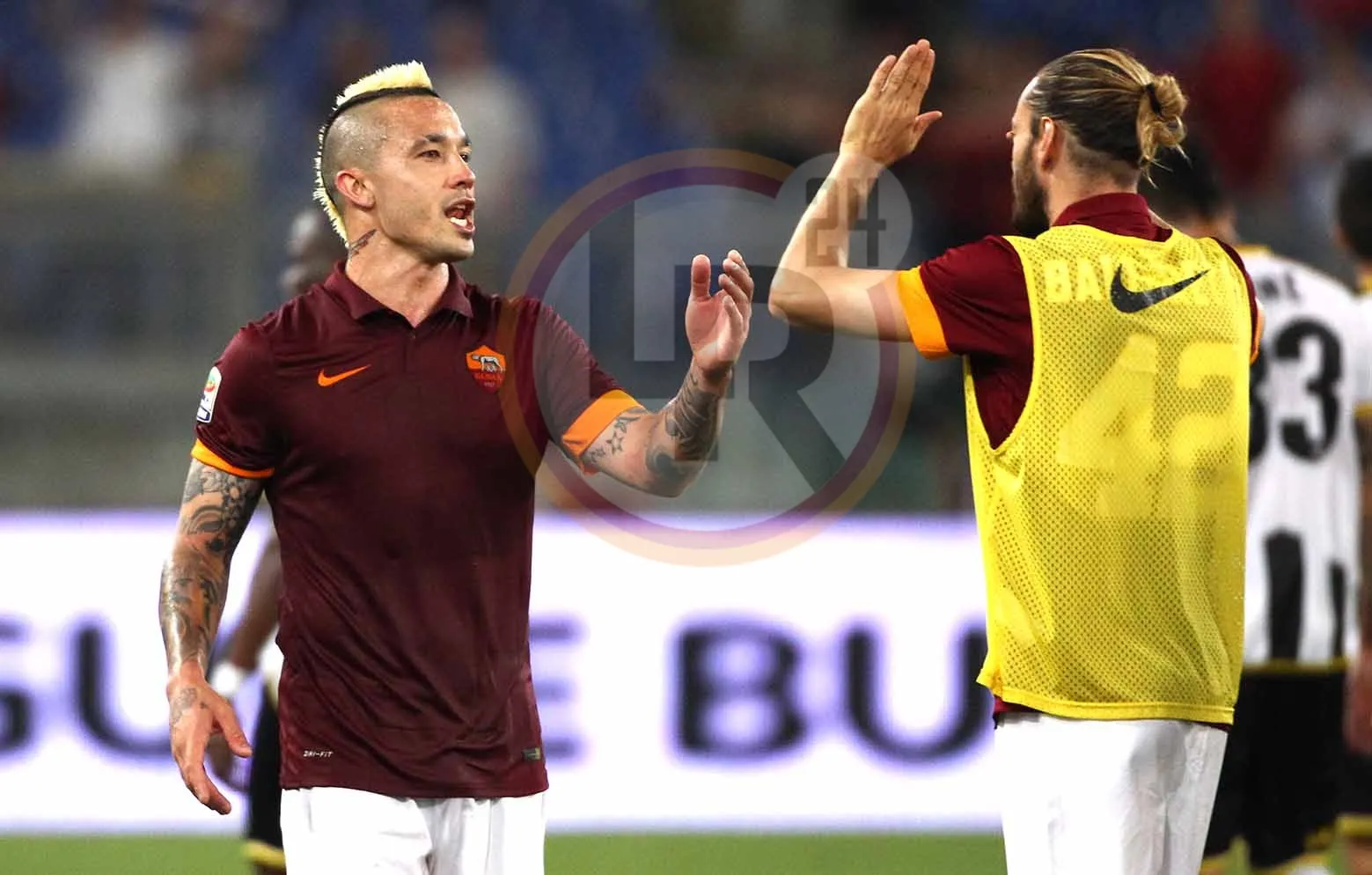 nainggolan balzaretti team manager roma udinese 17052015