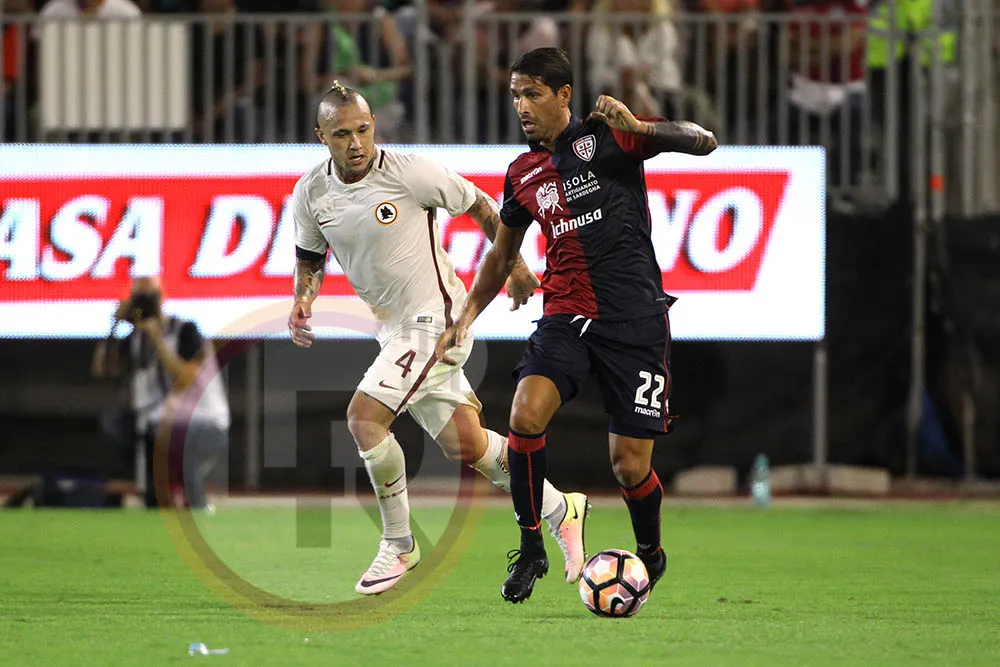 nainggolan borriello cagliari roma