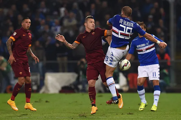 nainggolan de silvestri azione samp roma