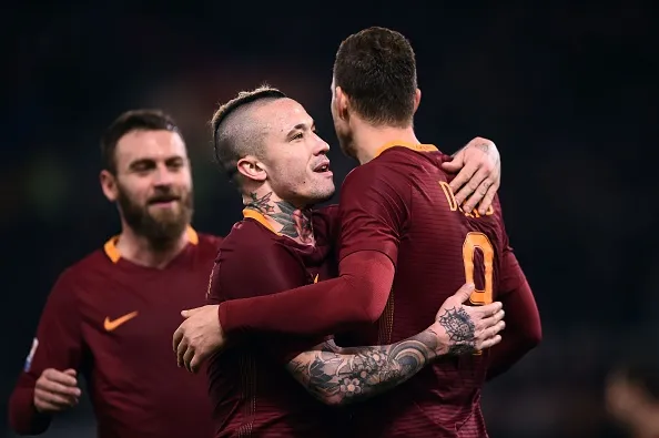 nainggolan dzeko de rossi 2