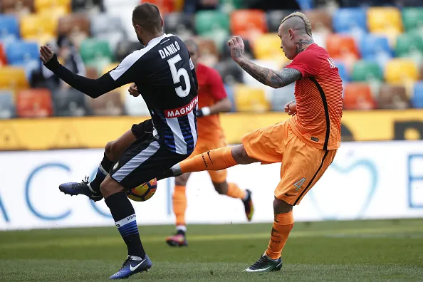 nainggolan gol udinese roma