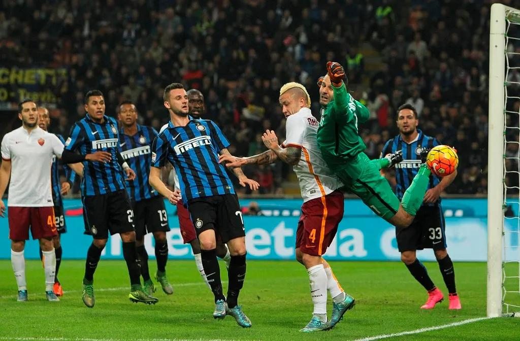 nainggolan handanovic uscita 2 inter roma