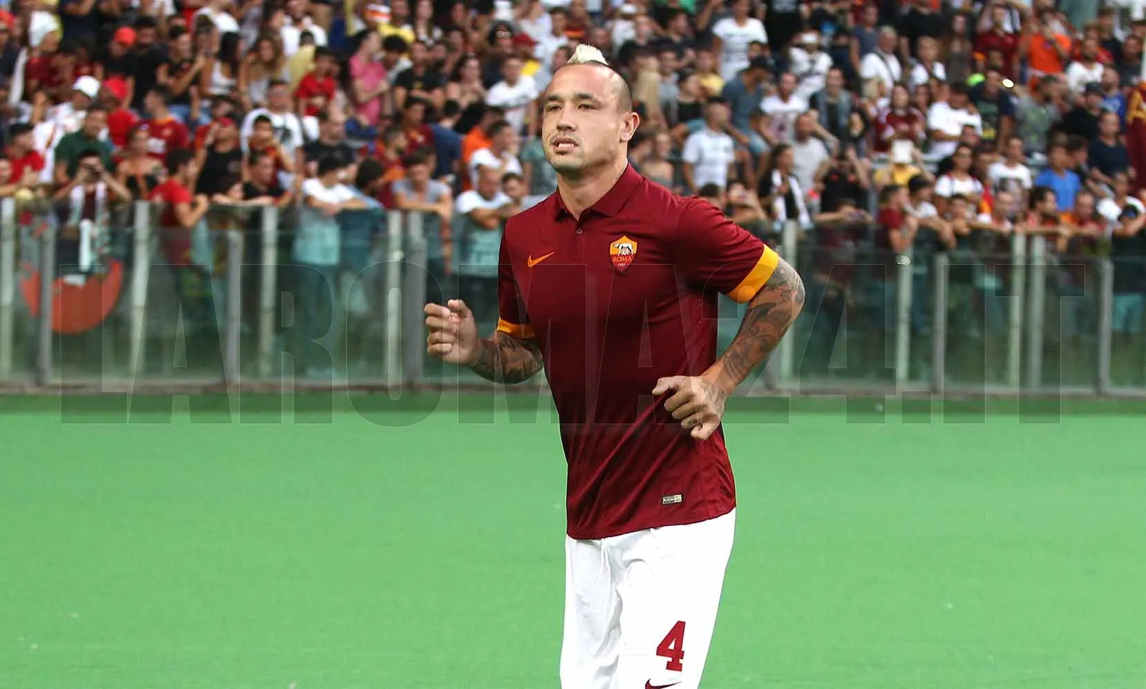 nainggolan presentazione roma fenerbahce 190814 foto gino
