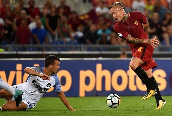 nainggolan roma inter azione