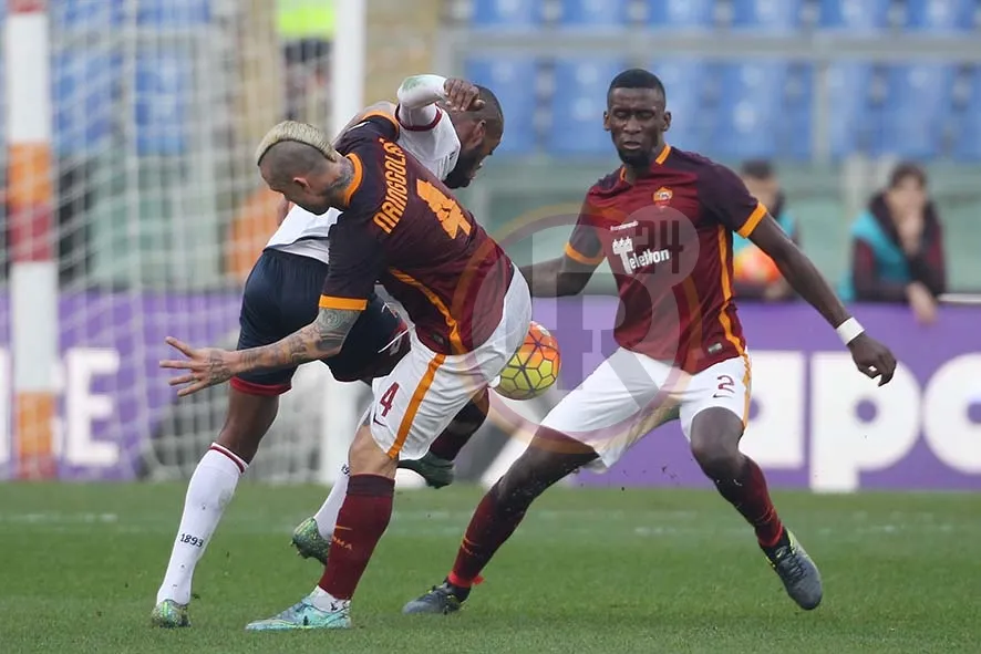nainggolan ruediger roma genoa 211215