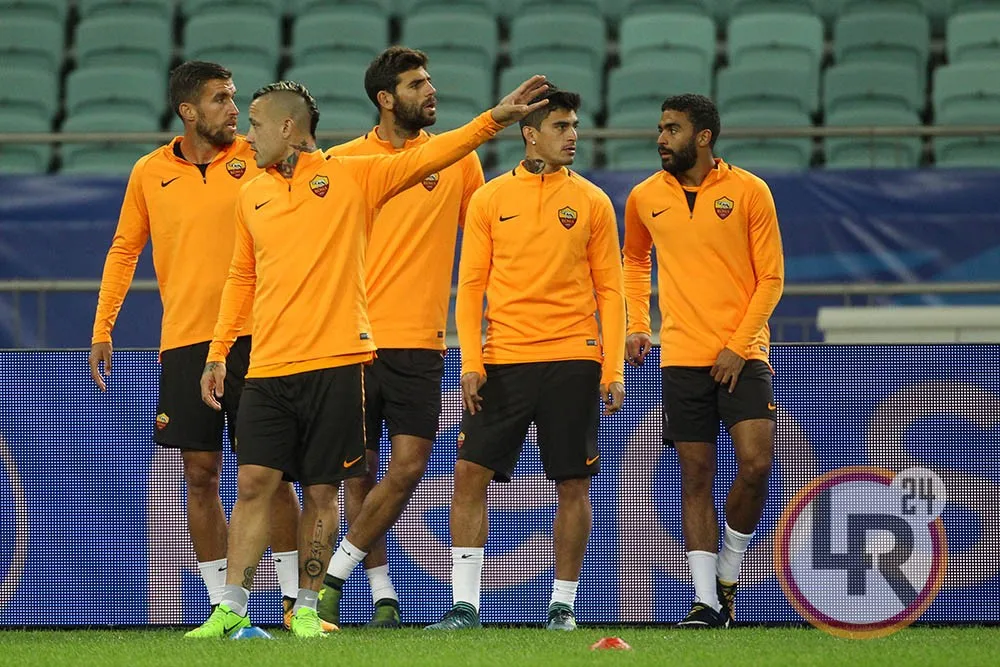 nainggolan strootman perotti rifinitura qarabag roma
