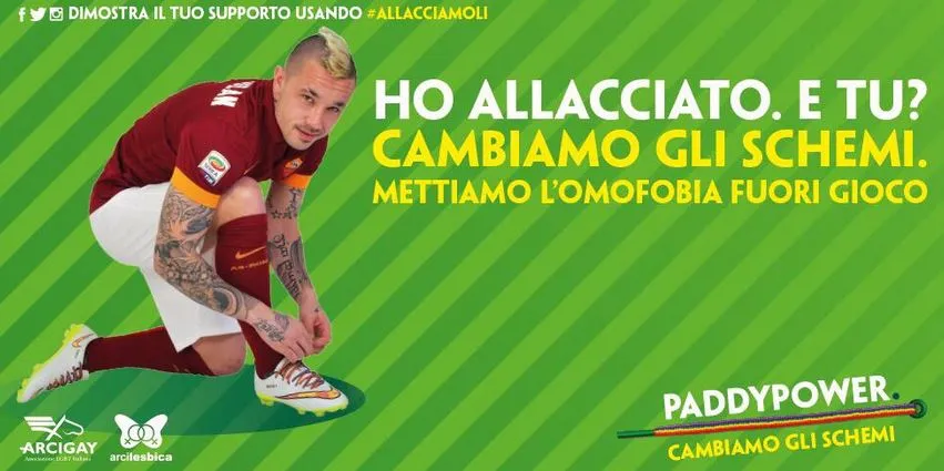 nainggolan testimonial lo sport contro lomofobia