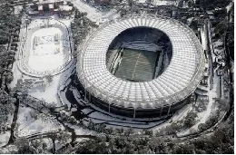 olimpico dallalto neve febbraio2012