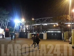 olimpico esterno ingresso sud notte roma fiorentina 081212