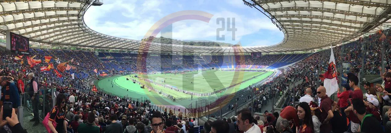 olimpico panoramica da distinti