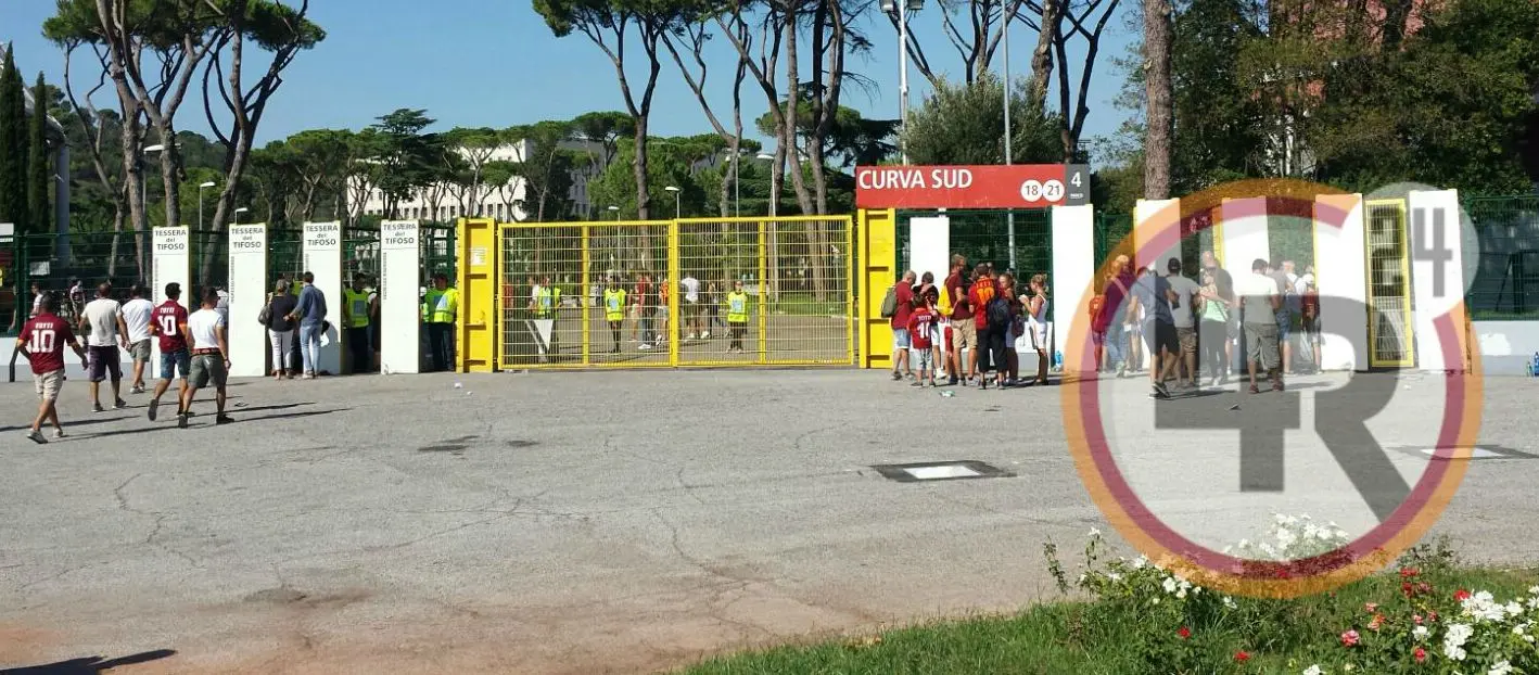 olimpico prefiltraggio curva sud