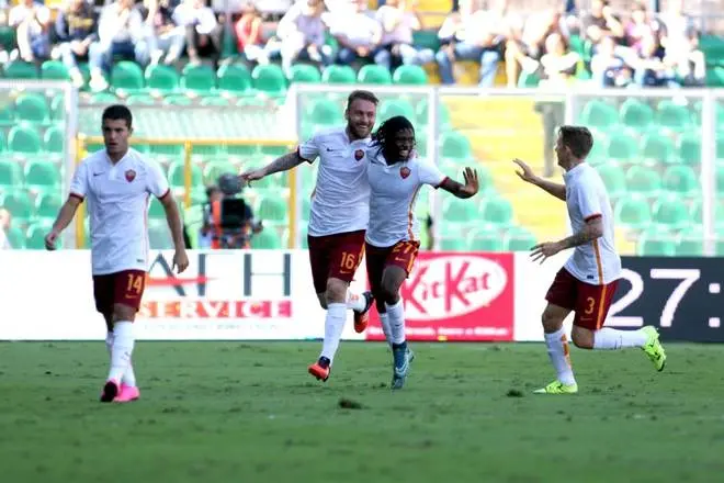 palermo roma esultanza gervinho