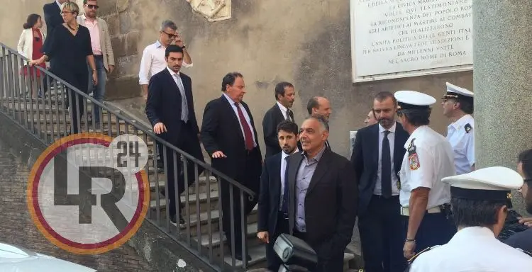 pallotta scende campidoglio lr24
